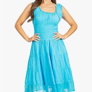 Sakkas Womens Peasant Dress